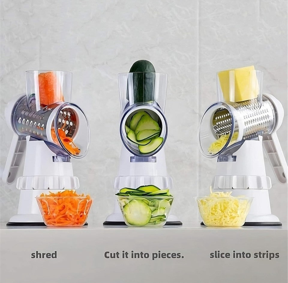 Firuze Grater Pro™ – 3-in-1 Multifunctional Vegetable Slicer & Shredder